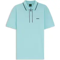 BOSS Polo De Manga Curta Philix 10272836 Green
