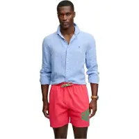 Superdry para homem. M3010265A Calção de banho Printed Logo 16 rosa (XXL), Beachwear, Polister Reciclado