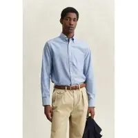 Gant para homem. 3250255 Camisa Oxford Regular Fit Archive azul (XXL), Casual, Algodão, Clássico, Manga comprida
