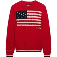 Superdry Suéter Americana Flag Crew