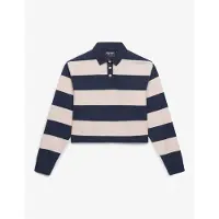 Superdry Polo De Manga Comprida Athletic Essential Cropped Stripe Rugby