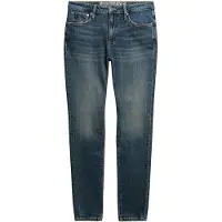 Superdry para homem. M7011420A Calças de ganga skinny azuis vintage (32/32), Azul, Casual, Algodão, Denim