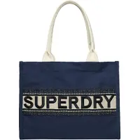 Superdry para mulher. W9110381A Saco azul-marinho de luxo (OSFA), Casual, Algodão