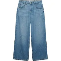 Superdry para mulher. W7011256A jeans Mid Rise Baggy blue (24/32), Azul, Casual, Algodão, Denim