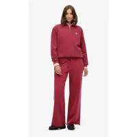 Superdry para mulher. W7011169A Calças Jogger Athletic Essential cor de vinho (XS), Casual, Algodão, Borgonha