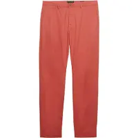 Superdry para homem. M7011418A Calças Chino Reculares Premium vermelhas (34/32), Vermelho, Casual, Algodão
