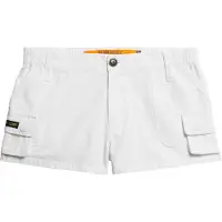 Superdry para mulher. W7110406A Short cargo Vintage Utility branco (L), Casual, Algodão