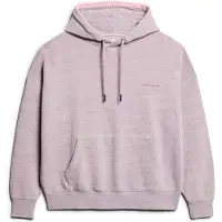 Superdry para mulher. W2012217A Moletom com capuz Essential Logo Overdyed rosa (S), Casual, Algodão