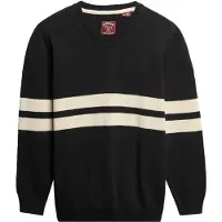 Superdry Suéter Oversized Striped V Neck