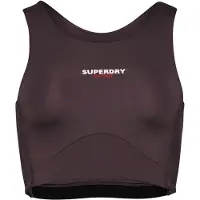 Superdry para mulher. WS311591A Soutien Core Active Bra cinzento (L), Esportivo, Cinza, Multisport, Polister Reciclado, Sustentável