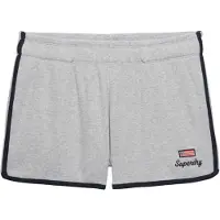 Superdry para mulher. W7110506A Calções Waffle Retro cinzentos (L), Casual, Cinza, Algodão