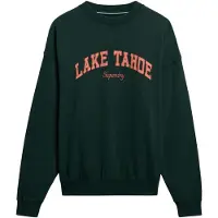 Superdry para mulher. W2012408A Sweatshirt Outdoor Location verde (L), Casual, Algodão