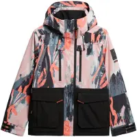 Superdry para mulher. WS110181A Casaco de esqui Ultimate Freestyle cor-de-rosa (XS), Casual, Esportivo, Poliéster, Neve
