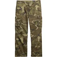 Superdry para homem. M7011389A Calça cargo Parachute Light verde (30/32), Casual, Camuflagem, Algodão
