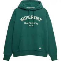 Superdry Moletom Com Capuz Luxe Casual Embroidered Relaxed Fit