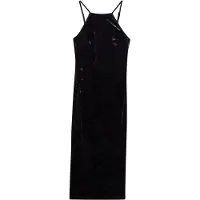 Superdry Vestido Midi Sem Mangas Lace Back Velvet Midi