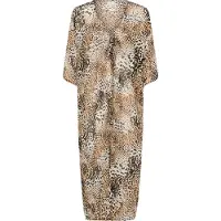 Kaffe Kimono 'KASea' cappuccino / preto / offwhite