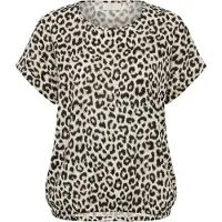 Kaffe Blusa 'KAVilia' bege / preto / branco natural