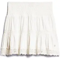 Superdry para mulher. W7210324A Minissaia Ibiza branca (XL), Branco, Casual, Algodão