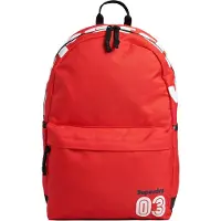 Superdry para mulher. W9110340A Mochila Vintage Terrain Montana vermelha (OSFA), Vermelho, Casual, Poliéster