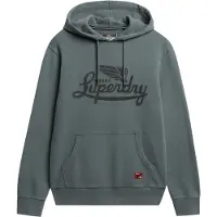 Superdry para homem. M2014232A Sweatshirt da marca Heritage Azul descontraído (S), Casual, Algodão