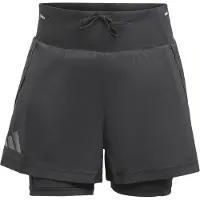 Adidas - Vestuário trail corrida mulher - Xploric 2In1 Short W Black para Mulher - Tamanho 36 FR - Preto