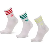 Adidas Originals Meias Crew 3 Stripes 3 Pares