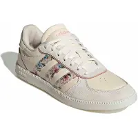 Adidas Sapatilhas baixas 'Breaknet Sleek' ecru / pedra / verde escuro / rosé