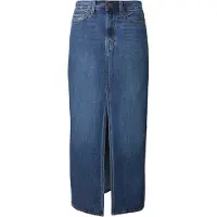 Levi's Saia 'Ankle Column Skirt' azul escuro