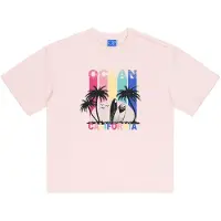 Ocean pacific Camisa 'Gisborne' azul / rosa / cor-de-rosa / preto