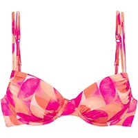 LASCANA Top de biquíni creme / laranja / rosa