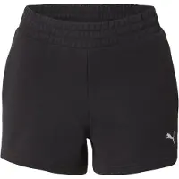 Puma Calças de desporto 'ESS' preto / branco