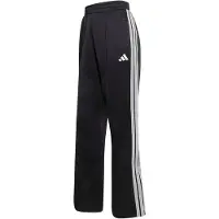 Adidas Calças de desporto 'Stadium Pique Loose Fit Track' preto / offwhite