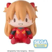 SEGA Figura Fuwa Petit Chibi Asuka Plug Suit De Evangelion: Nova Edição Teatral 8 Cm