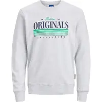Jack & Jones Sweatshirt 'JORPalma' marinho / jade / esbranquiçado