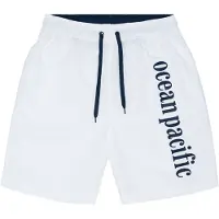 Ocean pacific Calções de banho 'Buggerru' azul noturno / branco