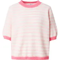 Hailys Pullover 'Hi44lda' rosa / cor-de-rosa / branco