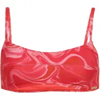 Superdry para mulher. W3010392A Top de biquíni rosa com estampado (S), Beachwear, Polister Reciclado, Sustentável