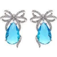 Avant Garde Brincos 'Wandaa' azul claro
