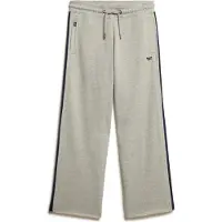 Superdry para mulher. W7011096A Calças jogger direitas com logótipo Cinzento essencial (L), Casual, Esportivo, Cinza, Multisport
