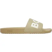 BOSS para homem. 50536835 Chinelos Aryeh bege (42), Plano, Nenhum, Beachwear