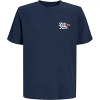 Jack & jones Junior Camisola 'JJLEGEND' navy / arando / branco