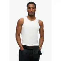 Superdry Camiseta Sem Mangas Essential Logo Unbrushed
