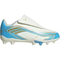 Adidas Sapatilha de desporto 'F50 Messi Club' marfim / azure / ouro