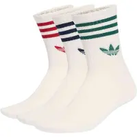 Adidas Meias Crew 3 Stripes 3 Pares
