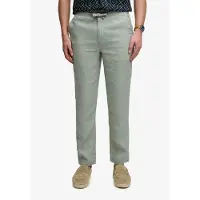 Superdry para homem. M7011509A Calças de linho do comerciante verde (L), Casual
