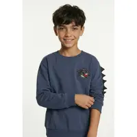Name it Sweatshirt 'NMMKETIL' opal / castanho / branco