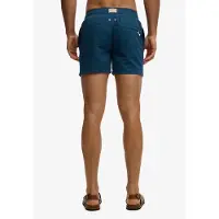 Superdry para homem. M3010267A Fato de banho com logótipo bordado 15 azul-marinho (L), Beachwear, Polister Reciclado