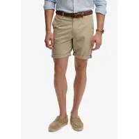 Superdry para homem. M7110486A Premium Regular Regular Chino Shorts bege (32), Casual, Algodão