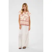 Cream Blusa 'CRJessie' ecru / castanho